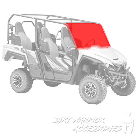 YAMAHA WOLVERINE 850 FRONT WINDSHIELD 2018-20 Dirt Warrior Accessories