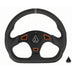 assault industries steering wheels ballistic d v2 orange