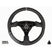 BLACK - Assault Industries Universal Navigator Leather UTV Steering Wheel