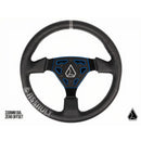 BLUE - Assault Industries Universal Navigator Leather UTV Steering Wheel