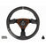 ORANGE - Assault Industries Universal Navigator Leather UTV Steering Wheel
