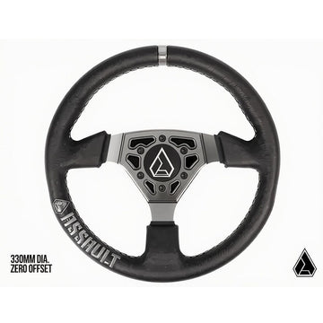 RAW - Assault Industries Universal Navigator Leather UTV Steering Wheel