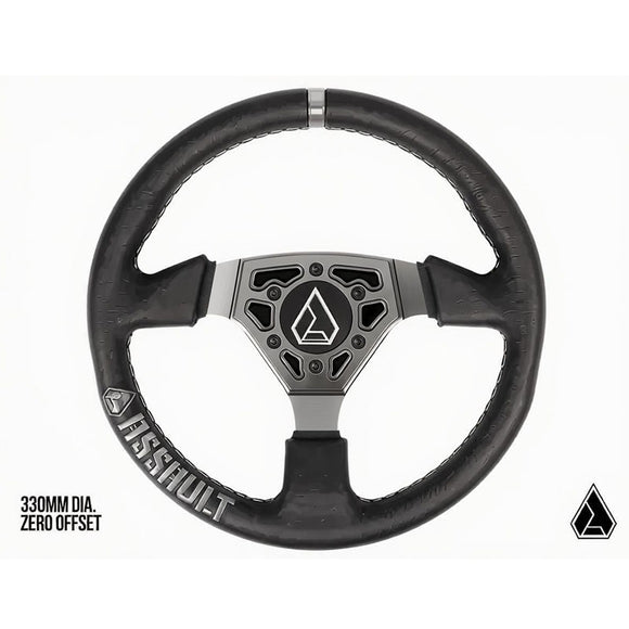 RAW - Assault Industries Universal Navigator Leather UTV Steering Wheel