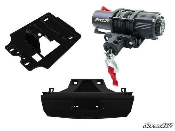 SUPERATV Can-Am Maverick X3 Winch Mount Plate Kit
