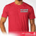 Red t-shirt with Dirt Warrior Accessories logo on the front  