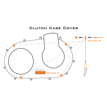 Clutch Cover Quick Release Pin Kit Can-Am X3
