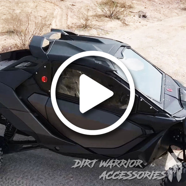 CANAM MAV R 2-SEAT Cab Enclosure "THE VAULT" Upper Side Doors & Panels (patent pending) - VIDEO