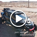 CAN-AM X3 2-SEAT Cab Enclosure "THE VAULT" Upper Side Doors & Panels (Patent Pending) - VIDEO