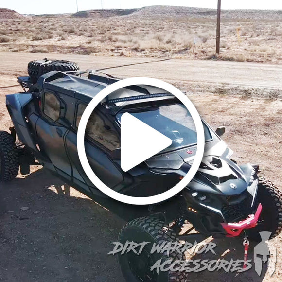 CAN-AM X3 2-SEAT Cab Enclosure "THE VAULT" Upper Side Doors & Panels (Patent Pending) - VIDEO