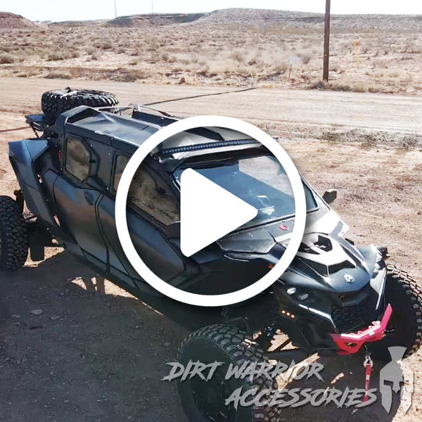 CANAM MAV R 4-SEAT Cab Enclosure "THE VAULT" Upper Side Doors & Panels (patent pending) - VIDEO