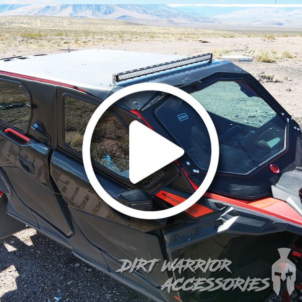 CANAM X3 4-SEAT Cab Enclosure "THE VAULT" Upper Side Doors & Panels (patent pending) - VIDEO