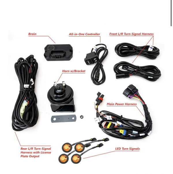 SWITCHWORKS Tango2 Universal Turn-Signal Kit with All-In-One Controller
