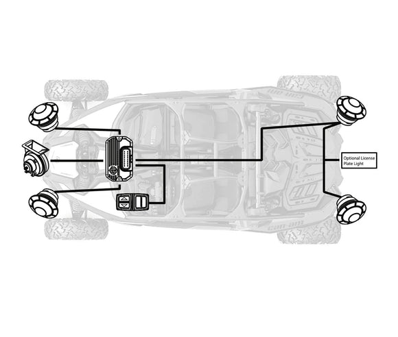 SWITCHWORKS Tango2 Universal Turn-Signal Kit with All-In-One Controller