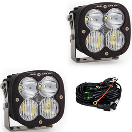 XL Sport LED Auxiliary Light Pod Pair Driving / Combo Clear