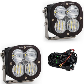 XL Sport LED Auxiliary Light Pod Pair Driving / Combo Clear