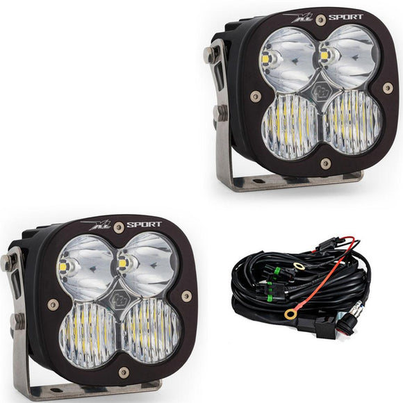 XL Sport LED Auxiliary Light Pod Pair Driving / Combo Clear