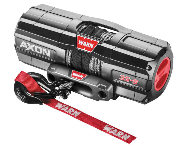 WARN AXON 3500-S Winch with Synthetic Rope