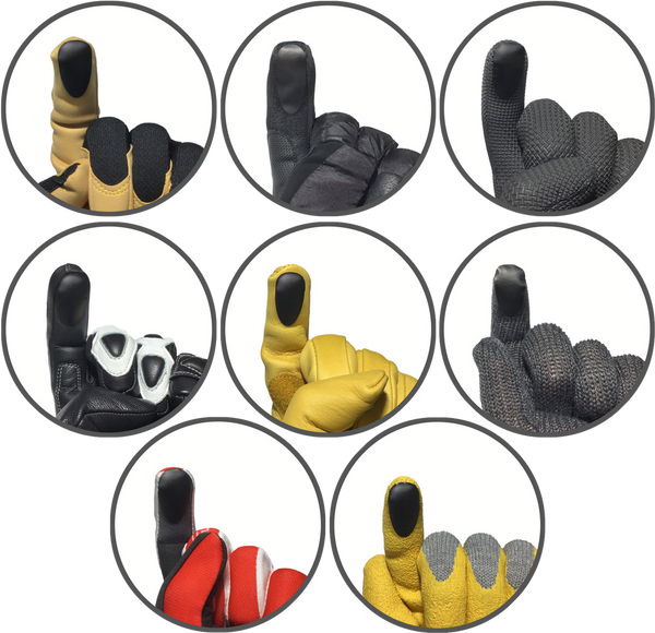 GLOVETACTS TOUCHSCREEN STICKERS FOR GLOVES 10/PK