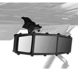 ATV/UTV Tek Elite Series Center Rear View Mirror with Dual Blindspot Mirrors