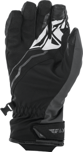 Fly Racing Title Heated Gloves Black/Grey