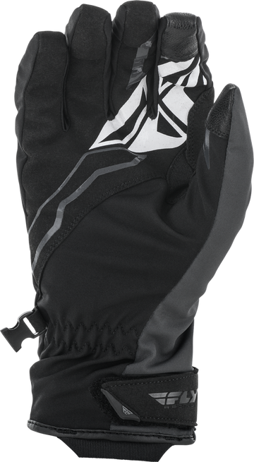 Fly Racing Title Heated Gloves Black/Grey