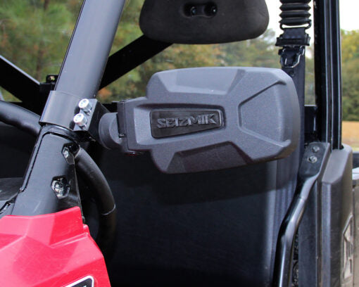 SEIZMIK Pursuit Side View Mirror (Pair – Cast Aluminium) – Polaris Pro-Fit and Can-Am Profiled
