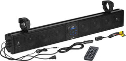 BOSS AUDIO PLUG N PLAY 36" SOUND BAR 8 SPEAKERS FITS 1.5-2" BARS