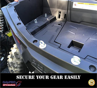 GripPRO Anchors To Fit Polaris Lock & Ride Tie Down Anchors Made to fit RZR, Set of 4