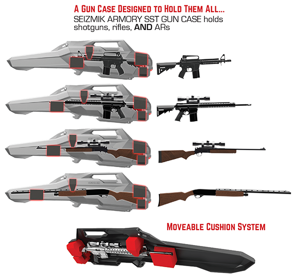 SEIZMIK ARMORY GUN CASE