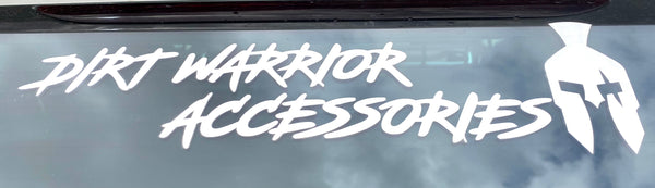 Dirt Warrior Accessories Transfer Sticker