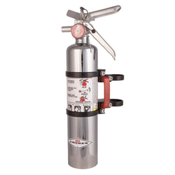 AXIA QUICK RELEASE FIRE EXTINGUISHER MOUNT W 2.5 LB CHROME AMEREX EXTINGUISHER Mount