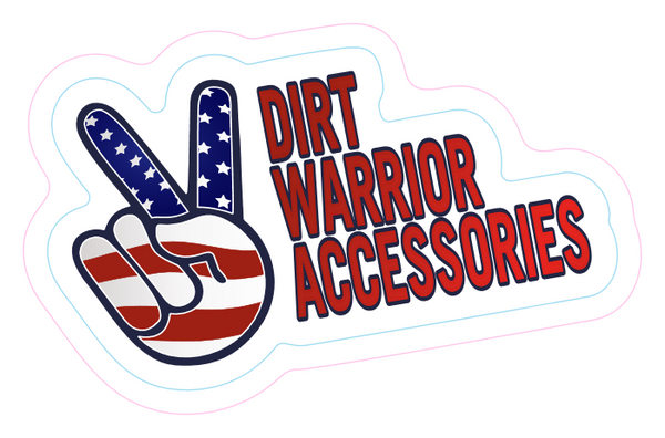 DWA Dirt Warrior Accessories STICKERS