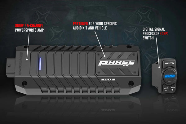 SSV WORKS Phase X SSV 5-Speaker Plug-&-Play System Polaris RZR Pro 2020-2023