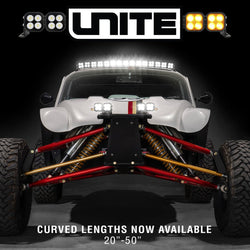 VISION X UNITE LED Light Bar With Curved Rails 20"