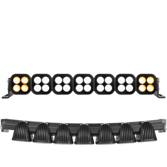 Vision X Unite LED Light Bar With Curved Rails 20"