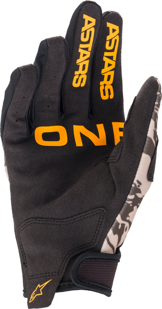 ALPINESTARS RADAR GLOVES MILITARY SAND CAMO/TANGERINE XL