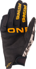 ALPINESTARS RADAR GLOVES MILITARY SAND CAMO/TANGERINE XL