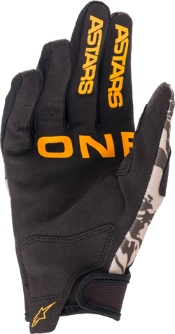 ALPINESTARS RADAR GLOVES MILITARY SAND CAMO/TANGERINE XL