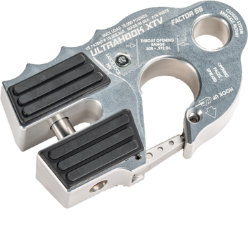Buy silver FACTOR 55 ULTRAHOOK XTV WINCH SHACKLE MOUNT