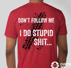 Buy vintage-red STUPID SHIT SHIRT