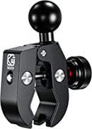 BRCOVAN Aluminum Alloy 1'' Ball Handlebar Clamp Mount Base with Anti-Theft Knob