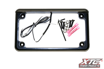 XTC Power Products License Plage w/ LED Universal