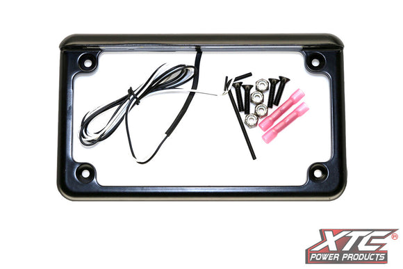 XTC Power Products License Plage w/ LED Universal
