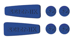 Buy blue SEIZMIK Pursuit Side View Mirror (Pair – Cast Aluminium) – 2″ Round Tube with shims for 1.875″