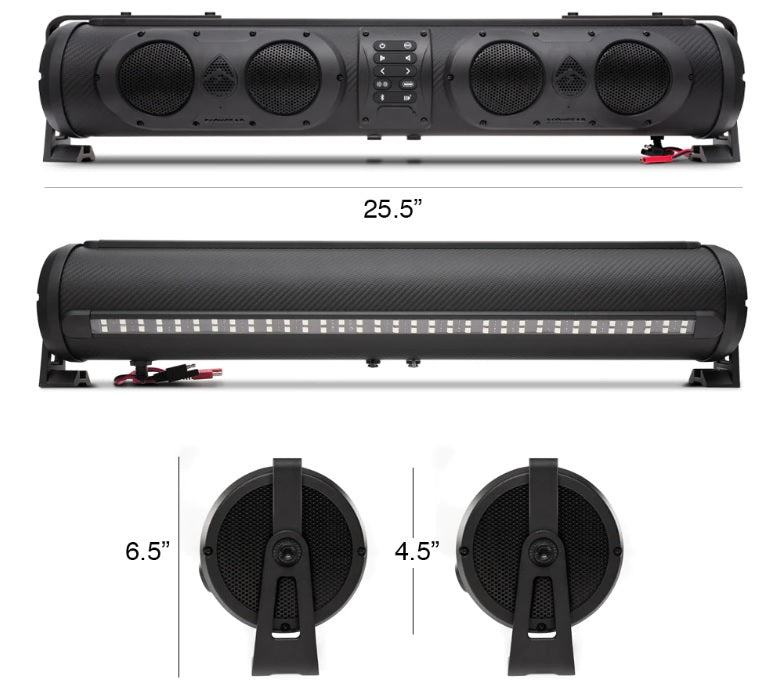 ECOXGEAR SOUNDEXTREME 26" SOUNDBAR Dirt Warrior Accessories