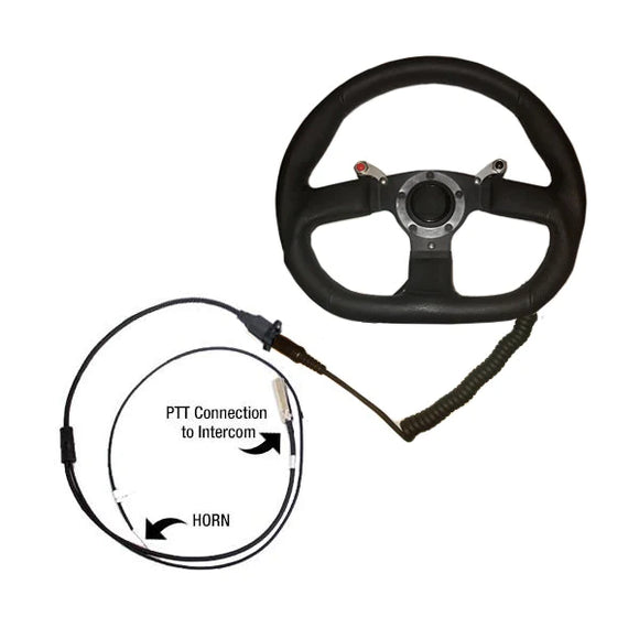 PCI Quick Disconnct Steering Wheel Assembly With Two Nexus PTT