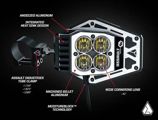 ASSAULT INDUSTRIES/BAJA DESIGNS NIGHTHAWK LED SIDE MIRRORS