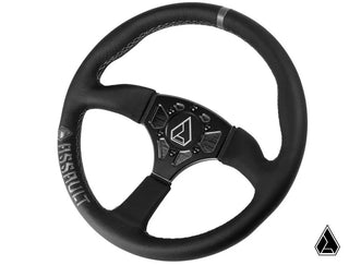 Buy orange ASSAULT INDUSTRIES 350R LEATHER UTV STEERING WHEEL