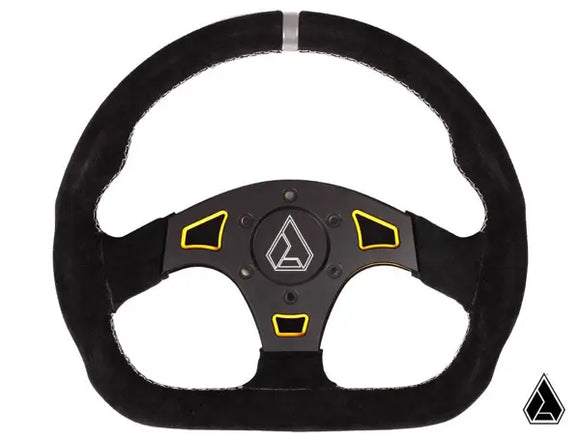 Assault Industries Suede Ballistic "D" UTV Steering Wheel