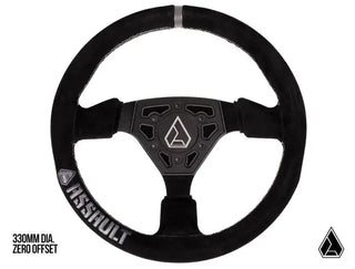 Buy black ASSAULT INDUSTRIES UNIVERSAL NAVIGATOR SUEDE UTV STEERING WHEEL